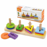 Montessori formelių rūšiuoklė "Spalvų gama"