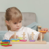 Montessori formelių rūšiuoklė "Spalvų gama"