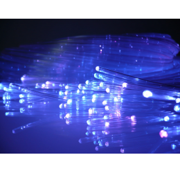 LED pluoštai ir gijos - įvairių dydžių ir ilgių