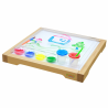MASTERKIDZ sensorikos rinkinys: LED lenta + piešimo padėklas