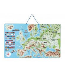Magnetinis Europos žemėlapis su žaidimu 192 vnt.