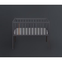 Mini kūdikių lovytė - Stardust / 90x40 cm