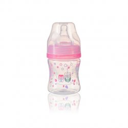 Rožinis buteliukas - "Pelėdos" / 120 ml