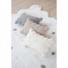 Smėlio spalvos megzta pagalvėlė „Sausainėlis“